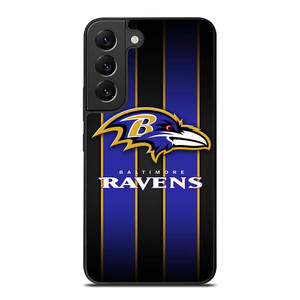 BALTIMORE RAVENS NFL STRIPE LOGO Samsung Galaxy S22 Plus Case Cover