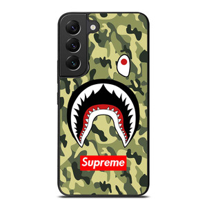 BAPE BATHING CAMO SHARK SUPREME Samsung Galaxy S22 Plus Case Cover