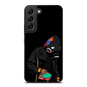 BAPE SHARK X SUPREME MEN BLACK Samsung Galaxy S22 Plus Case Cover