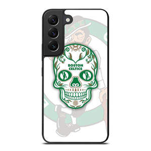 BOSTON CELTICS BASKET SKULL Samsung Galaxy S22 Plus Case Cover
