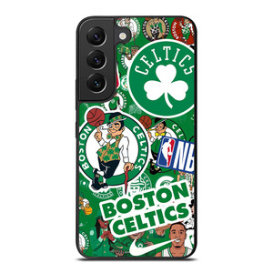 BOSTON CELTICS NBA STICKER BOMB Samsung Galaxy S22 Plus Case Cover BOSTON CELTICS NBA STICKER BOMB Samsung Galaxy S22 Plus Case Cover