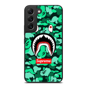 CAMO BATHING APE SUPREME GREEN Samsung Galaxy S22 Plus Case Cover