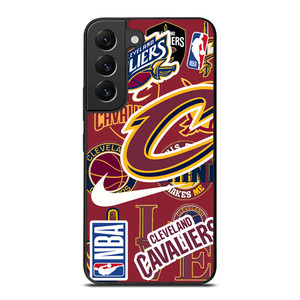 CLEVELAND CAVALIERS NBA STICKER BOMB Samsung Galaxy S22 Plus Case Cover