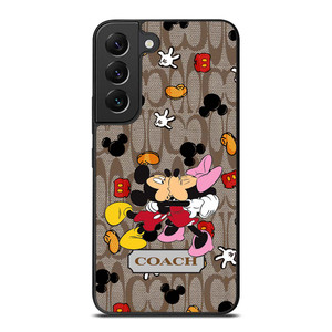 COACH MICKEY MINNIE MOUSE KISS Samsung Galaxy S22 Plus Case Cover COACH MICKEY MINNIE MOUSE KISS Samsung Galaxy S22 Plus Case Cover