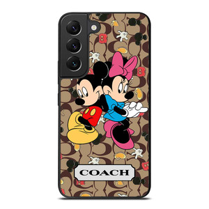 COACH MICKEY MINNIE MOUSE LOVE Samsung Galaxy S22 Plus Case Cover COACH MICKEY MINNIE MOUSE LOVE Samsung Galaxy S22 Plus Case Cover