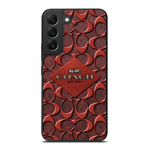 COACH NEW YORK BROWN 2 Samsung Galaxy S22 Plus Case Cover