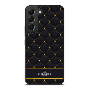 COACH NEW YORK GOLD PATTERN Samsung Galaxy S22 Plus Case Cover