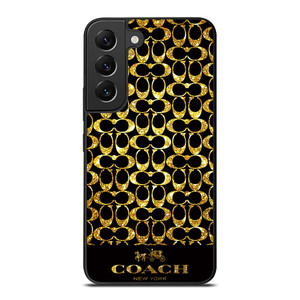COACH NEW YORK GOLD Samsung Galaxy S22 Plus Case Cover
