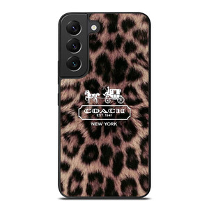 COACH NEW YORK LEOPARD Samsung Galaxy S22 Plus Case Cover