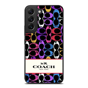 COACH NEW YORK PATTERN COLOR Samsung Galaxy S22 Plus Case Cover