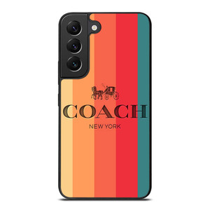 COACH NEW YORK STRIPES 2 Samsung Galaxy S22 Plus Case Cover