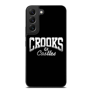 CROOKS AND CASTLES LOGO BLACK Samsung Galaxy S22 Plus Case Cover