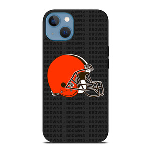 CLEVELAND BROWNS FOOTBALL TEXT iPhone 13 Case Cover CLEVELAND BROWNS FOOTBALL TEXT iPhone 13 Case Cover