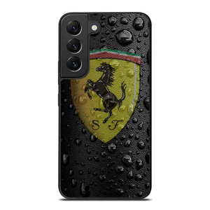 FERRARI DROP WATER BLACK Samsung Galaxy S22 Plus Case Cover