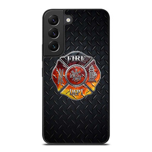 FIREFIGHTER FIREMAN METAL LOGO Samsung Galaxy S22 Plus Case Cover