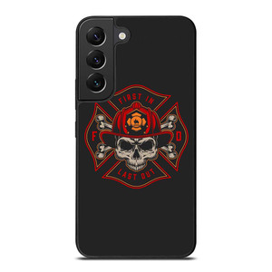 FIREFIGHTER FIREMAN SKULL LOGO Samsung Galaxy S22 Plus Case Cover