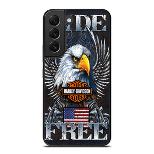 HARLEY DAVIDSON FREE RIDE EAGLE Samsung Galaxy S22 Plus Case Cover HARLEY DAVIDSON FREE RIDE EAGLE Samsung Galaxy S22 Plus Case Cover