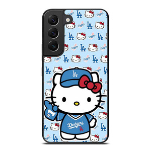 HELLO KITTY DODGERS COLLAGE Samsung Galaxy S22 Plus Case Cover HELLO KITTY DODGERS COLLAGE Samsung Galaxy S22 Plus Case Cover