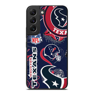 HOUSTON TEXANS NFL STICKER BOMB Samsung Galaxy S22 Plus Case Cover