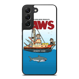 JAWS LOGO 8 BIT Samsung Galaxy S22 Plus Case Cover