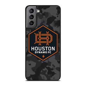 HOUSTON DYNAMO FC MLS BLACK CAMO Samsung Galaxy S21 Plus Case Cover
