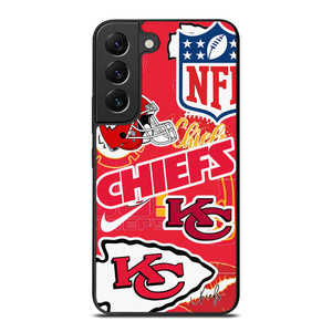 KANSAS CITY CHIEFS NFL STICKER BOMB Samsung Galaxy S22 Plus Case Cover