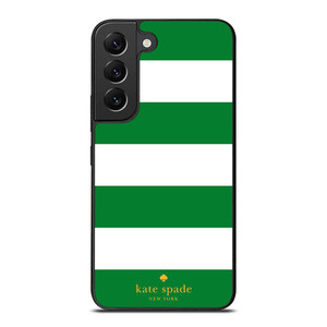 KATE SPADE GREEN STRIPE Samsung Galaxy S22 Plus Case Cover