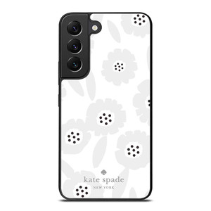 KATE SPADE GREY FLOWER Samsung Galaxy S22 Plus Case Cover