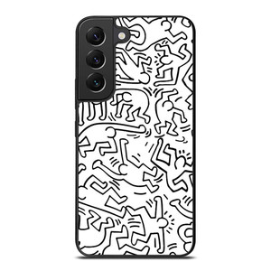 KEITH HARING BLACK WHITE Samsung Galaxy S22 Plus Case Cover KEITH HARING BLACK WHITE Samsung Galaxy S22 Plus Case Cover
