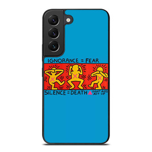 KEITH HARING SILENCE DEATH Samsung Galaxy S22 Plus Case Cover