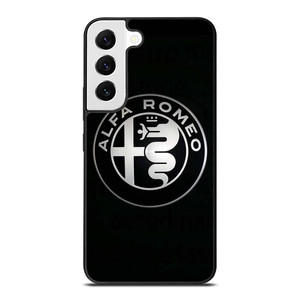 ALFA ROMEO METAL BLACK Samsung Galaxy S22 Case Cover ALFA ROMEO METAL BLACK Samsung Galaxy S22 Case Cover