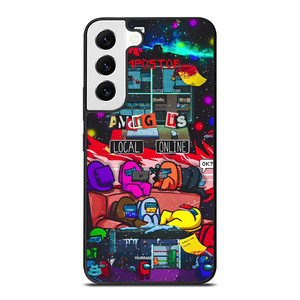 AMONG US LOCAL ONLINE Samsung Galaxy S22 Case Cover AMONG US LOCAL ONLINE Samsung Galaxy S22 Case Cover