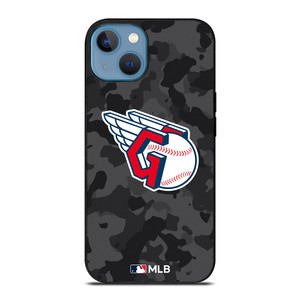CLEVELAND GUARDIANS BASEBALL BLACK CAMO iPhone 13 Case Cover