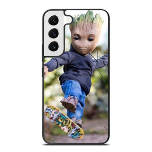 BABY GROOT SKATEBOARD Samsung Galaxy S22 Case Cover BABY GROOT SKATEBOARD Samsung Galaxy S22 Case Cover