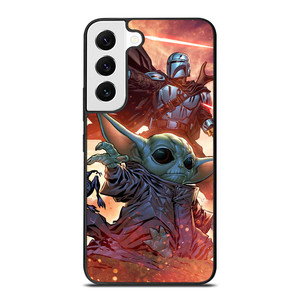 BABY YODA AND THE MANDALORIAN STAR WARS Samsung Galaxy S22 Case Cover
