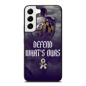 BALTIMORE RAVENS DEFEND WHATS OURS Samsung Galaxy S22 Case Cover BALTIMORE RAVENS DEFEND WHATS OURS Samsung Galaxy S22 Case Cover