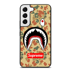 BAPE CAMO SHARK SUPREME Samsung Galaxy S22 Case Cover BAPE CAMO SHARK SUPREME Samsung Galaxy S22 Case Cover