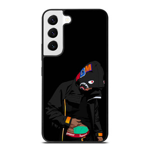 BAPE SHARK X SUPREME MEN BLACK Samsung Galaxy S22 Case Cover
