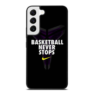 BASKETBALL NEVER STOPS BLACK MAMBA Samsung Galaxy S22 Case Cover BASKETBALL NEVER STOPS BLACK MAMBA Samsung Galaxy S22 Case Cover