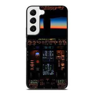 BOEING PLANE COCKPIT Samsung Galaxy S22 Case Cover BOEING PLANE COCKPIT Samsung Galaxy S22 Case Cover