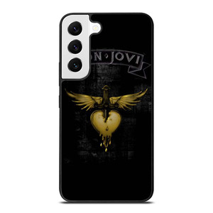 BON JOVI BAND GOLD LOGO Samsung Galaxy S22 Case Cover BON JOVI BAND GOLD LOGO Samsung Galaxy S22 Case Cover