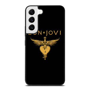 BON JOVI BAND LOGO GOLD Samsung Galaxy S22 Case Cover BON JOVI BAND LOGO GOLD Samsung Galaxy S22 Case Cover