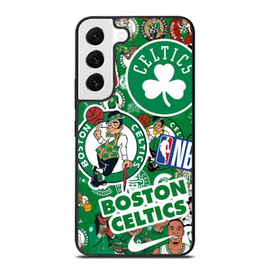 BOSTON CELTICS NBA STICKER BOMB Samsung Galaxy S22 Case Cover BOSTON CELTICS NBA STICKER BOMB Samsung Galaxy S22 Case Cover