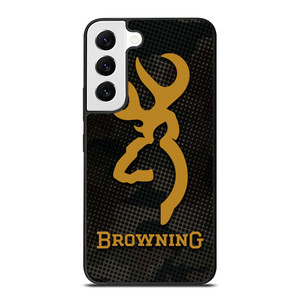 BROWNING ARMS CAMO CARBON Samsung Galaxy S22 Case Cover BROWNING ARMS CAMO CARBON Samsung Galaxy S22 Case Cover