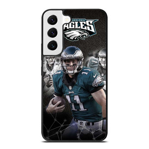 CARSON WENTZ PHILADELPHIA EAGLES Samsung Galaxy S22 Case Cover CARSON WENTZ PHILADELPHIA EAGLES Samsung Galaxy S22 Case Cover