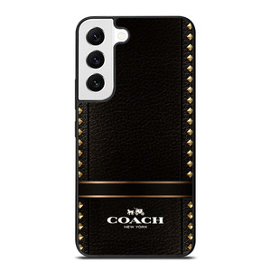 COACH BELT TEXTURE Samsung Galaxy S22 Case Cover COACH BELT TEXTURE Samsung Galaxy S22 Case Cover