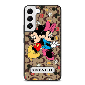 COACH MICKEY MINNIE MOUSE LOVE Samsung Galaxy S22 Case Cover COACH MICKEY MINNIE MOUSE LOVE Samsung Galaxy S22 Case Cover