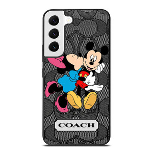 COACH MINNIE MICKEY MOUSE KISS Samsung Galaxy S22 Case Cover COACH MINNIE MICKEY MOUSE KISS Samsung Galaxy S22 Case Cover
