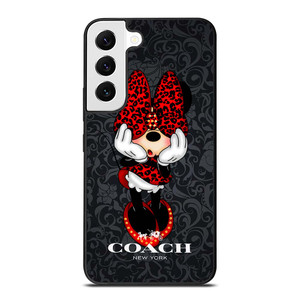 COACH MINNIE MOUSE CARTOON Samsung Galaxy S22 Case Cover COACH MINNIE MOUSE CARTOON Samsung Galaxy S22 Case Cover