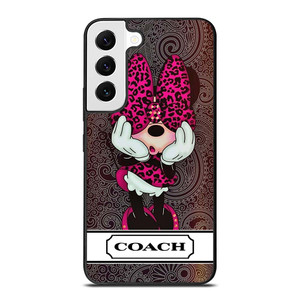 COACH NEW YORK MINNIE MOUSE CUTE Samsung Galaxy S22 Case Cover COACH NEW YORK MINNIE MOUSE CUTE Samsung Galaxy S22 Case Cover